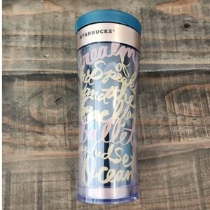Starbucks Rose Gold Vintage 2009 Tale of the Siren Tumbler Travel Mug